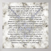 St. Michael - Swords and Shield Poster (Voorkant)