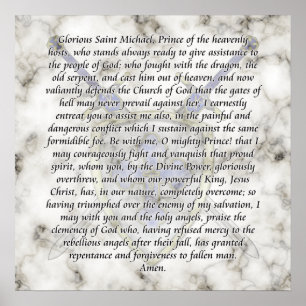 St. Michael - Swords and Shield Poster