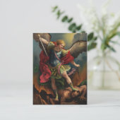 St. Michael the Archangel Briefkaart (Staand voorkant)