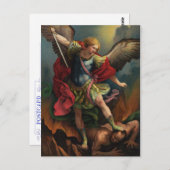 St. Michael the Archangel Briefkaart (Voorkant / Achterkant)
