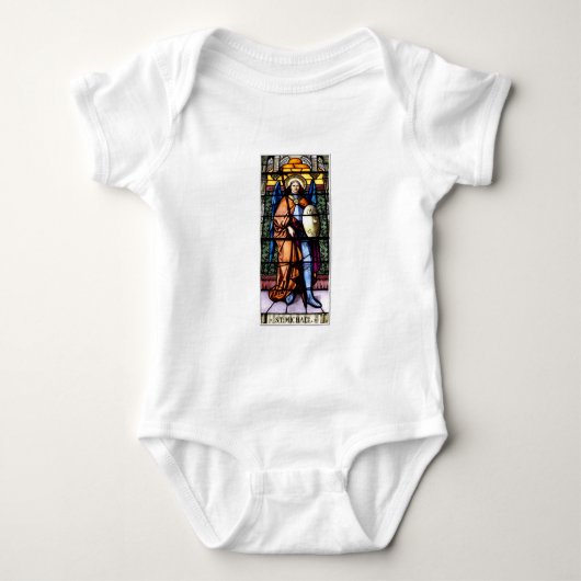 St. Michael The Archangel Glas in lood Window Romper (Voorkant)