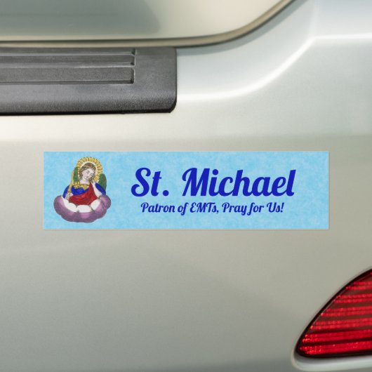 St. Michael the Archangel (M 009) Bumpersticker (Op auto)