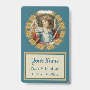 St. Michael the Archangel (M 010) Badge