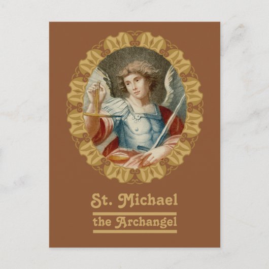 St. Michael the Archangel (M 010) Briefkaart (Voorkant)