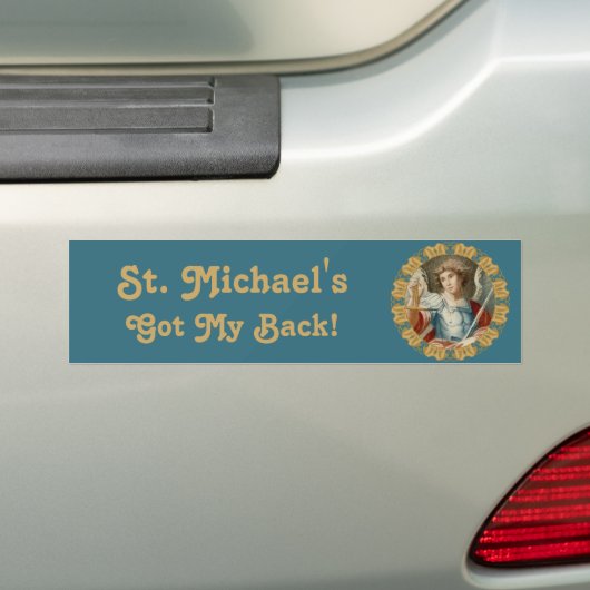 St. Michael the Archangel (M 010) Bumpersticker (Op auto)