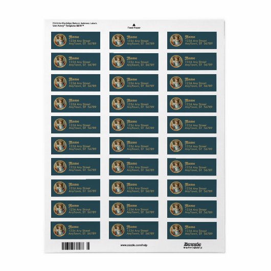 St. Michael the Archangel (M 010) Etiket (Full Sheet)