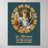 St. Michael the Archangel (M 010) Poster (Voorkant)