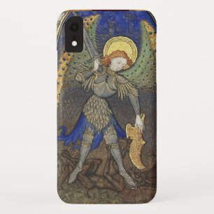 St. Michael the Archangel met Devil iPhone XR Hoesje