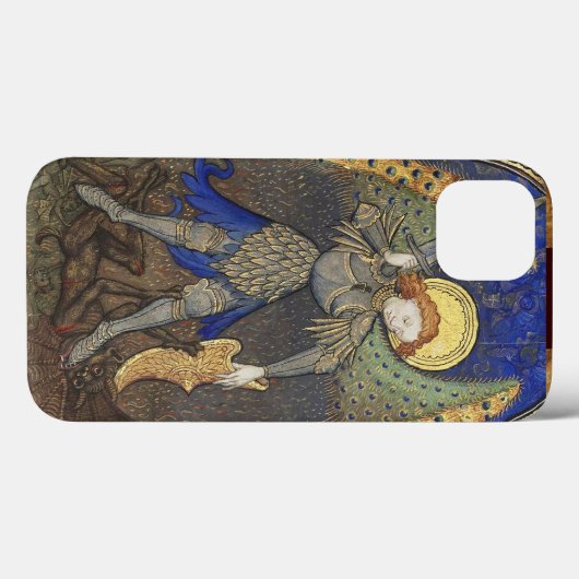 St. Michael the Archangel met Devil Case-Mate iPhone Case (Achterkant (horizontaal))