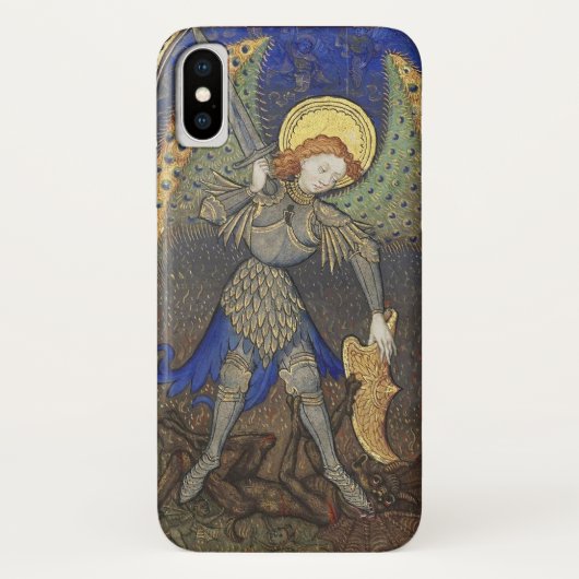 St. Michael the Archangel met Devil Case-Mate iPhone Case (Achterkant)