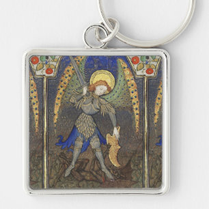 St. Michael the Archangel met Devil Sleutelhanger