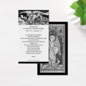 St. Michael the Archangel Prayer Heilige Kaart (Bureau)
