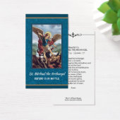 St. Michael the Archangel Prayer Heilige Kaart (Bureau)