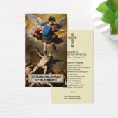 St. Michael the Archangel Prayer Heilige Kaart (Bureau)