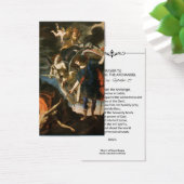 St. Michael the Archangel Prayer Heilige Kaart (Bureau)