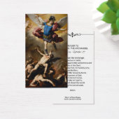 St. Michael the Archangel Prayer Heilige Kaart (Bureau)