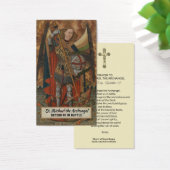 St. Michael the Archangel Prayer Heilige Kaart (Bureau)
