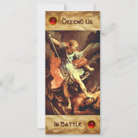 St. Michael the Archangel Prayer Kaart