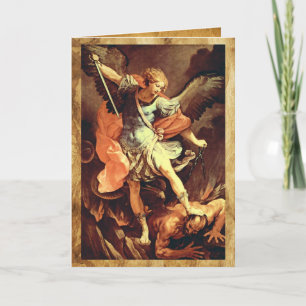 St. Michael the Archangel Prayer Kaart