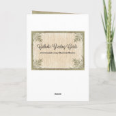 St. Michael the Archangel Prayer Kaart (Achterkant)