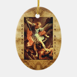 St. Michael the Archangel Prayer Keramisch Ornament