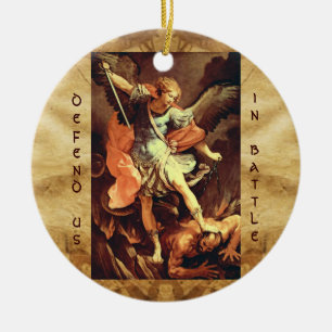 St. Michael the Archangel Prayer Keramisch Ornament