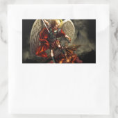 St. Michael the Archangel Rechthoekige Sticker (Tas)