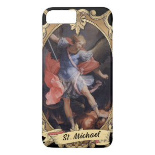 St. Michael the Archangel Religious Elegant iPhone 8 Plus / 7 Plus Hoesje