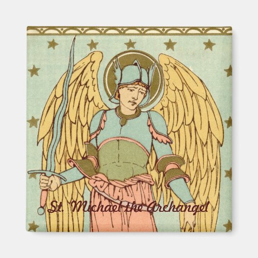 St. Michael the Archangel (RLS 12) Magneet (Voorkant)