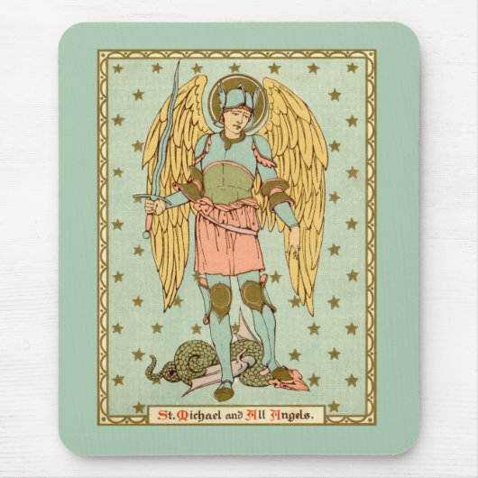 St. Michael the Archangel (RLS 12) (Stijl 1) Muismat (Voorkant)