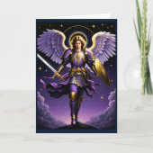 St. Michael the Archangel Roman rooms-katholiek Feestdagen Kaart (Voorkant)