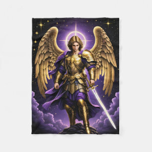 St. Michael the Archangel Roman rooms-katholiek Fleece Deken
