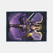 St. Michael the Archangel Roman rooms-katholiek Fleece Deken (Voorkant (Horizontaal))