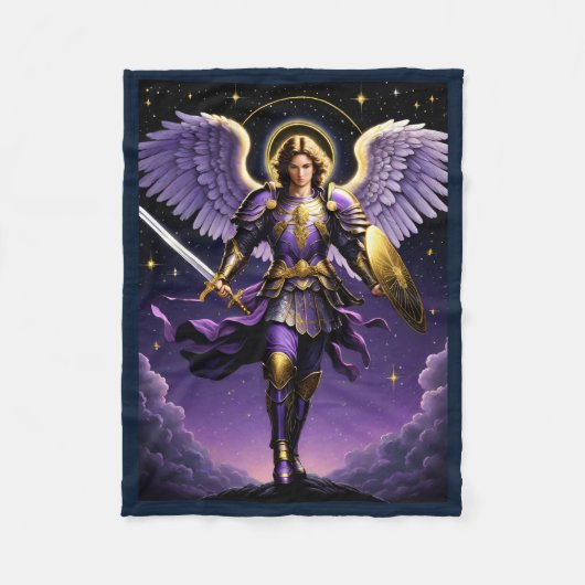 St. Michael the Archangel Roman rooms-katholiek Fleece Deken (Voorkant)