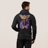 St. Michael the Archangel Roman rooms-katholiek Hoodie (Achterkant volledig)