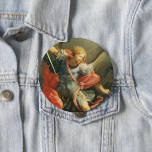 St. Michael the Archangel Ronde Button 4,0 Cm