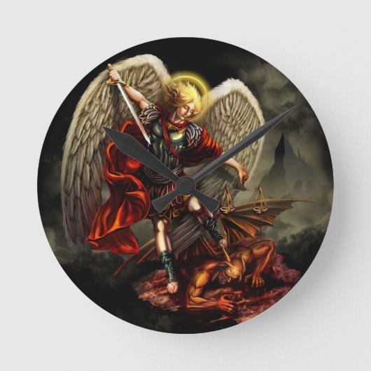 St. Michael the Archangel Ronde Klok (Voorkant)