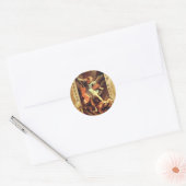 St. Michael the Archangel Ronde Sticker (Envelop)