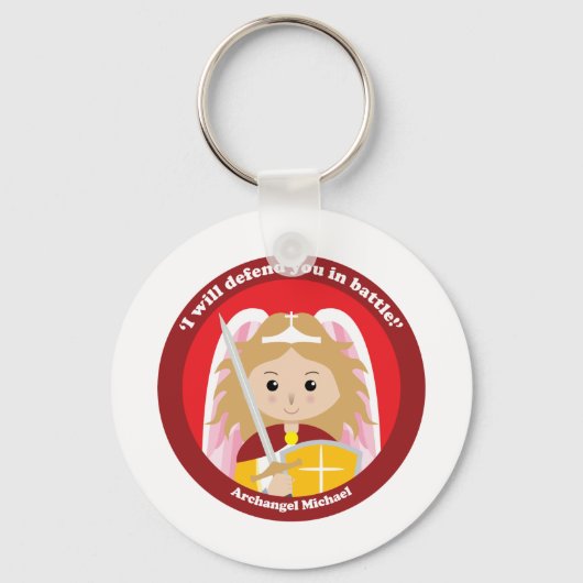St. Michael the Archangel Sleutelhanger (Voorkant)