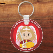 St. Michael the Archangel Sleutelhanger (Voorkant)