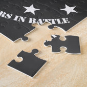 St Michael The Archangel - White Stencil Legpuzzel (Zijkant)