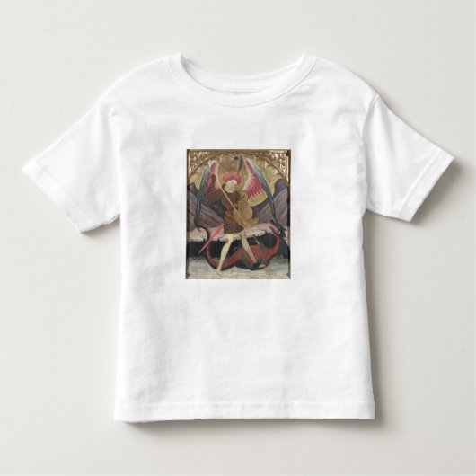 St Michael Vanquishing Evil, c.1480 (tempera on pa Kinder Shirts (Voorkant)