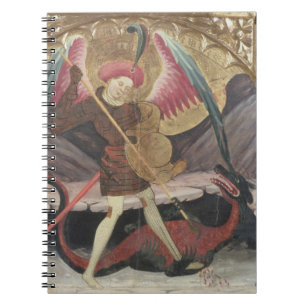 St Michael Vanquishing Evil, c.1480 (tempera on pa Notitieboek