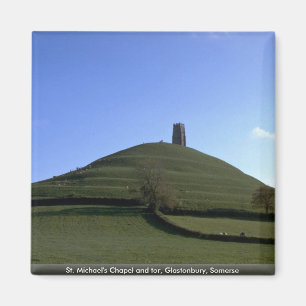 St. Michael's Chapel and tor, Glastonbury, Somerse Magneet