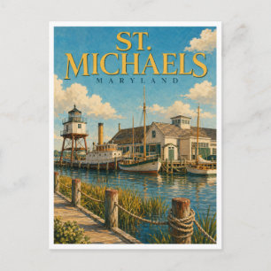 St. Michaels Maryland Maritiem Museum GeoSaga Briefkaart