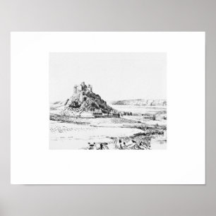 St. Michael's Mnt Cornwall Print, Eleanor M Hughes Poster