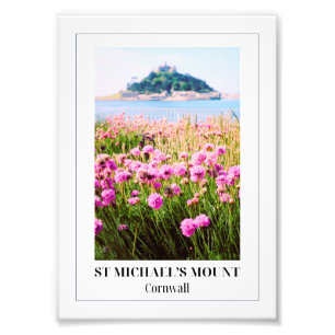 St. Michael's Mount, Cornwall, Verenigde Staten Foto Afdruk