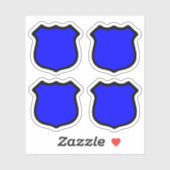 St. Michael's Shield 4-UP Sticker (Vel)