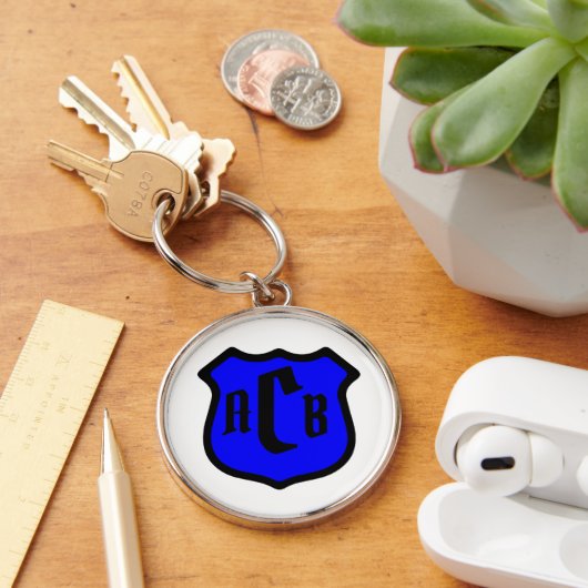 St. Michael's Shield met Monogram Sleutelhanger (Bureau)