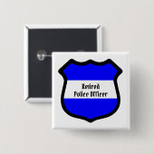 St. Michael's Shield Vierkante Button 5,1 Cm (Voorkant /achterkant)